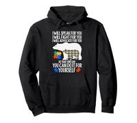 Autism Mama Bear I Will Speal Fight Advocate for You Sweat à Capuche