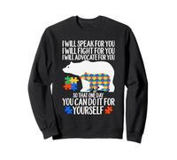 Autism Mama Bear I Will Speal Fight Advocate for You Sweatshirt