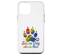 Autism Mom Service Dog Puzzle Rainbow Paw Design Coque pour iPhone 12 Mini
