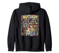 Autism Mom Who Never Give Up Mother Son Child Sweat à Capuche