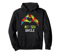 Autism Oncle Autism Awareness Month Fier Autism Oncle Sweat à Capuche