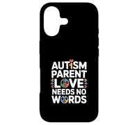 Autism Parent Love Needs No Words Puzzle Cœur Coque pour iPhone 17