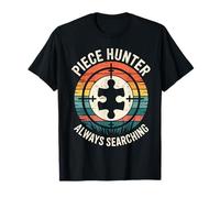 Autism Piece Hunter est Toujours en quête de Sensibilisation aux Puzzles rétro T-Shirt