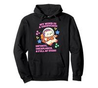 Autism Pride Axolotl Astronaute Chibi Hérisson dans l'espace Sweat à Capuche