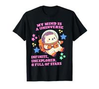 Autism Pride Axolotl Astronaute Chibi Hérisson dans l'espace T-Shirt