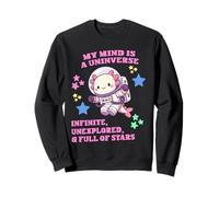Autism Pride Axolotl Astronaute - Mignon Chibi Axolotl dans l'espace Sweatshirt