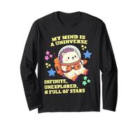 Autism Pride Hérisson Astronaute - Chibi Hérisson Manche Longue