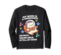 Autism Pride Hérisson Astronaute - Chibi Hérisson Manche Longue