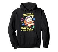 Autism Pride Hérisson Astronaute - Chibi Hérisson Sweat à Capuche
