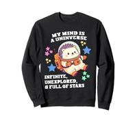 Autism Pride Hérisson Astronaute - Chibi Hérisson Sweatshirt
