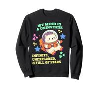 Autism Pride Hérisson Astronaute - Chibi Hérisson Sweatshirt