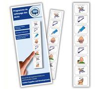 Autism Supplies and Developments Brossage des Dents - Tableau Visuel Apprentissage Enfant - Séquentiel Autonomie Hygiène Buccale - Pictogrammes Autisme - la Maternelle, TSA/TDAH Outil