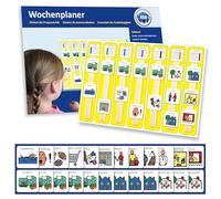 Autism Supplies & Developments, Planificateur hebdomadaire visuel en Plastique (Allemand)