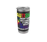 Autism Uncle Apparel - Awesome Oncles Design Gobelet isotherme en acier inoxydable double paroi