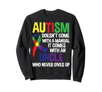 Autism Uncle Apparel - Awesome Oncles Design Sweatshirt