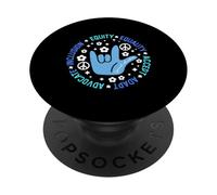 Autism We Should Protect by Accepting Inclusive Autism PopSockets PopGrip Adhésif