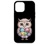Autisme Autism Awareness Owl Puzzle Heart Neurodiversité Support Coque pour iPhone 12 Pro Max