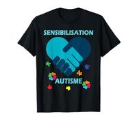 Autisme, Avril bleu, Coeur, Empathie et Sensibilisation T-Shirt