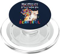 Autisme Ce Qui Vous Rend différent est ce Qui Vous Rend Belle PopSockets PopGrip pour MagSafe