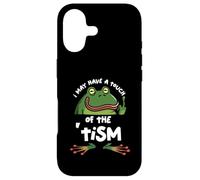 Autisme et neurodiversité : Grenouille, J'Ai Peut-être Une Touche de tisme Coque pour iPhone 17
