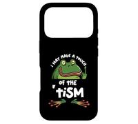 Autisme et neurodiversité : Grenouille, J'Ai Peut-être Une Touche de tisme Coque pour iPhone 17 Pro