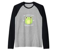 Autisme Mignon Grenouille - Je suis Autiste Soyez Patient Manche Raglan