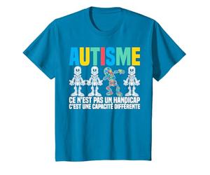 Autisme N'Est Pas Un Handicap Squelette Danse Autiste Cadeau T-Shirt