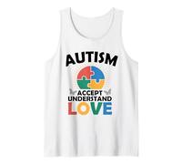 Autisme Sensibilisation Acceptation Amour autistique neurodiverse Débardeur