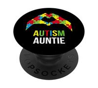 Autisme, Tante, C'est Normal d'être différente Mois de Sensibilisation à l'Autisme PopSockets PopGrip Adhésif