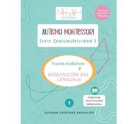 Autismo Montessori. Serie Grafomotricidad 1.: Cuaderno de trazos para mejorar el manejo del lápiz y la adquisición de vocabulario para niños con autismo