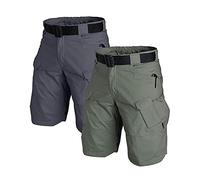 AUTIWITUA Short cargo imperméable pour homme - Séchage rapide - Léger - Respirant - Randonnée - Pêche - - Taille XL