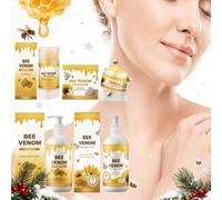 Autmor Bee Venom Kit pour soin de la peau - Crème raffermissante pour les yeux, bâton anti-rides, crème hydratante pour le visage et les joints - Hydratant avec extrait naturel pour une peau lisse et