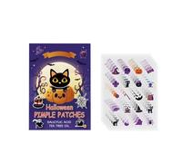 Autmor Lot de 600 patchs d'acné d'Halloween pour le visage, disponibles en 100 points ou plus, idéal pour les boutons, les boutons et l'acné, livré avec des autocollants à thème de Noël comme fantôme