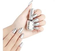 Autmor Vernis à ongles métallique à séchage rapide, effet film miroir, vernis à ongles pailleté pour ongles, gel UV sans lampe, mini flacon de 8 ml, vernis à ongles durable (A12)
