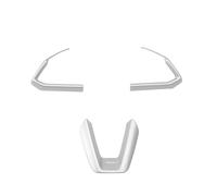 Auto Accessoires Intérieurs Pour Mazda 3 6 Pour CX3 Pour CX-3 Pour CX-5 Pour CX5 Pour CX8 Pour CX 9 Pièces Garniture De Volant Voiture Autocollant Couverture Paillettes(Silver)