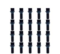 Auto Accessoires roues Compatible avec BMW 20 pièces Noir Moyeu de Roue Vis M14x1.5 28mm Voiture Roue Boulons Accessoires Auto OE 36136890324 36136774896