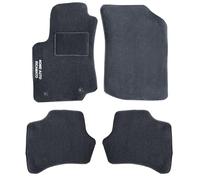 Auto Accessori Lupex | Ensemble de 4 Tapis de Voiture Compatibles avec 108 (2014-2021) avec 2 Clips de Fixation, Tapis de Sol Auto en Forme, avec Broderie Côté Conducteur, Antidérapant