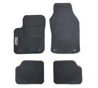 Auto Accessori Lupex | Ensemble de 4 Tapis de Voiture Compatibles avec 500 (2013) avec 4 Clips de Fixation, Tapis de Sol Auto en Forme, avec Broderie Côté Conducteur, Antidérapant