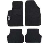 Auto Accessori Lupex | Ensemble de 4 Tapis de Voiture Compatibles avec Aveo (2006-2020), Tapis de Sol Auto en Forme, avec Broderie Côté Conducteur, Antidérapant, Avant et Arrière