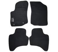 Auto Accessori Lupex | Ensemble de 4 Tapis de Voiture Compatibles avec C1 (2014-2022) avec 2 Clips de Fixation, Tapis de Sol Auto en Forme, avec Broderie Côté Conducteur, Antidérapant