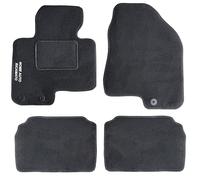 Auto Accessori Lupex | Ensemble de 4 Tapis de Voiture Compatibles avec ix35 (2009-2015) avec 3 Clips de Fixation, Tapis de Sol Auto en Forme, avec Broderie Côté Conducteur, Antidérapant