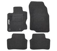 Auto Accessori Lupex | Ensemble de 4 Tapis de Voiture Compatibles avec Kadjar (2015-2022) avec 2 Clips de Fixation, Tapis de Sol Auto en Forme, avec Broderie Côté Conducteur, Antidérapant