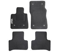 Auto Accessori Lupex | Ensemble de 4 Tapis de Voiture Compatibles avec Stelvio (2016+) avec 6 Clips de Fixation, Tapis de Sol Auto en Forme, avec Broderie Côté Conducteur, Antidérapant