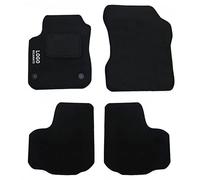 Auto Accessori Lupex | Ensemble de 4 Tapis de Voiture Compatibles avec UP (2011-2024) avec 2 Clips de Fixation, Tapis de Sol Auto en Forme, avec Broderie Côté Conducteur, Antidérapant