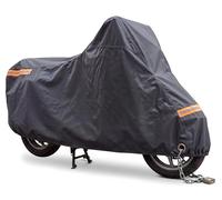 Auto Accessori Lupex Housse de protection pour moto, molletonnée et imperméable, couverture extérieure universelle, tissu PVC, taille M, 203 x 89 x 122 cm, scooter moto