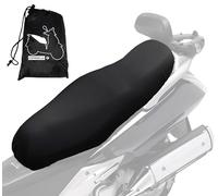 Auto Accessori Lupex - Housse de Selle Universelle imperméable Taille M 72x45 cm, matériau PU Simili Cuir, Housse de Selle Adaptable Scooter et Moto, Couleur Noir, avec Sac, également Disponible L XL
