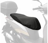 Auto Accessori Lupex Housse de selle universelle imperméable taille XL 95x48 cm, couleur noir, en similicuir PU, housse de selle pour scooter et moto, avec sac, également disponible en M, L, Maxi