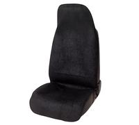 Auto Accessori Lupex Housse de siège avant universelle pour voiture et camionnette, couleur noir, antidérapant, conducteur et passager, protection et couverture siège de sueur Fitness, saleté ou poils