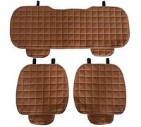 Auto Accessori Lupex - Housse de siège de Voiture Universelle 3 pièces, Protection de siège 2 Avant et 1 arrière, Marron, Protection Comfort du Coussin intérieur de l'automobile
