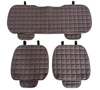 Auto Accessori Lupex - Housse de siège de Voiture Universelle 3 pièces, Protection de siège 2 Avant et 1 arrière, Marron Café, Protection Comfort du Coussin intérieur de l'automobile